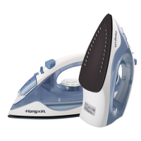 红心电熨斗家用蒸汽熨斗手持式挂烫机电烫斗小型烫衣服熨烫机_粉色升级陶瓷底板