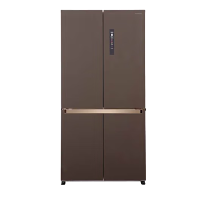 松下(Panasonic)NR-W591CM-T 575升十字对开门冰箱 超薄嵌入式风冷无霜微冻 自由变温变频双循环