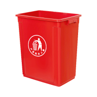 奇桄烁垃圾桶30L红色个