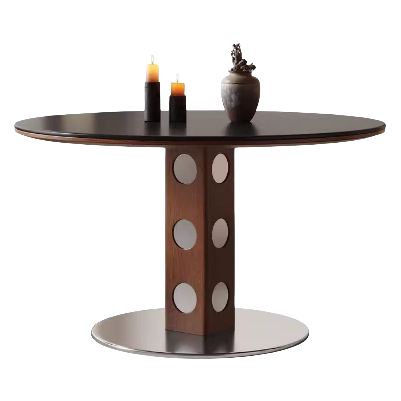 宜掌柜 岩板圆餐桌 1.1米 张