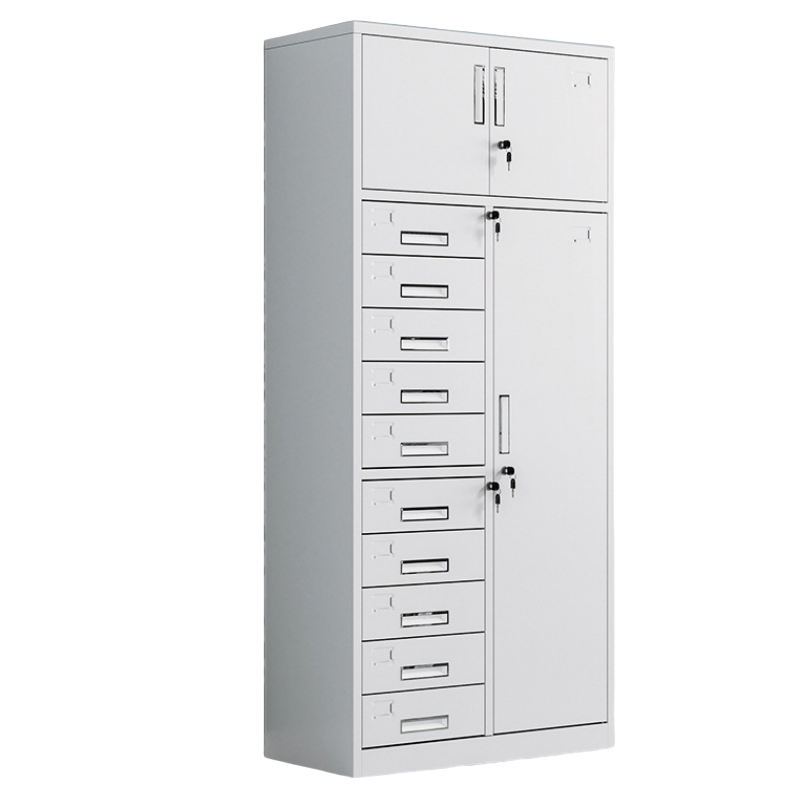 豫龙都 钢制柜 三门十斗 台