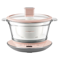 摩飞电炖锅3.5L预约定时多功能养生锅炖汤电煮锅樱花粉MR9081