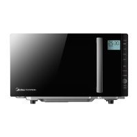 美的变频微波炉 烤箱一体机 23L家用平板速热光波炉 900W大火力 微烤一体智能湿度感应微波炉烤箱PC23M6W