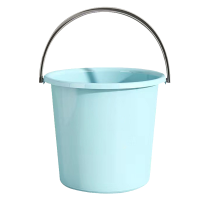 奇桄烁水桶塑料桶含盖蓝色小号组
