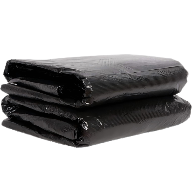 忻享 加厚黑色平口塑料垃圾袋70*90cm 50个/包