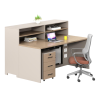 怡卓欧办公桌单人位+活动柜+椅组