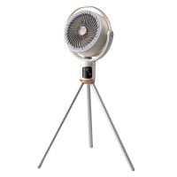 摩飞空气循环扇3D负离子送风直流变频遥控电风扇椰奶白MR3801