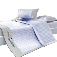 伊伊爱 冰柔凉席海之韵条席款系列套件