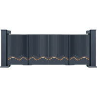 豪派伦电动大门铝合金门平方米