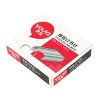优拉订书针0015 办公用订书钉23/17厚订书钉学生用镀锌铁丝订书针大号重型订书机订书钉1000枚 10盒装