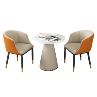 蕃蒂接待桌单桌二椅套