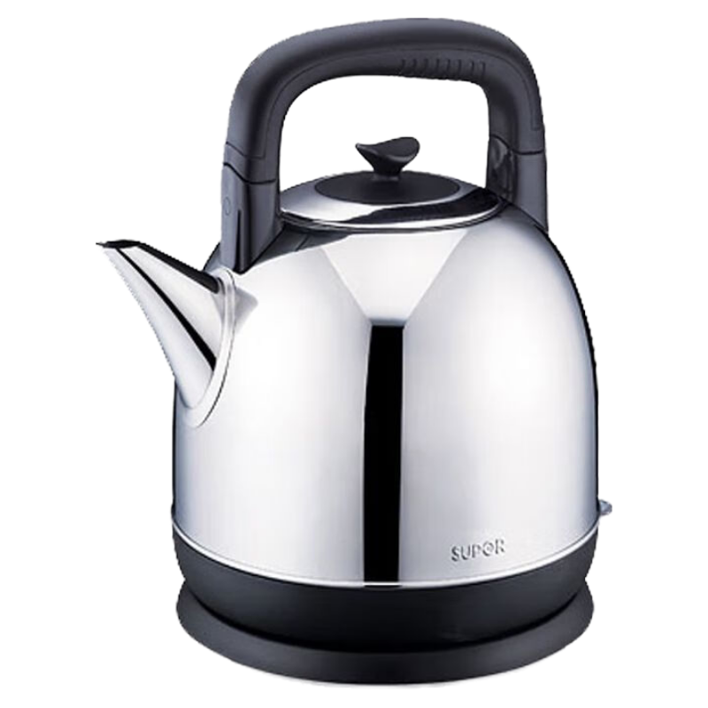 苏泊尔(SUPOR)电热水壶4升 不锈钢进口温控自动断电免看电烧水壶SWF40C01A