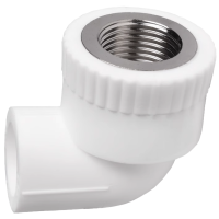 云型巨 PPR内丝弯头 PPR管配件 塑料管配件 25*3/4 单位:个