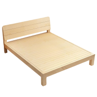 铭思达实木床1.35米张