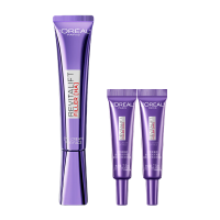 欧莱雅第三代全新升级紫熨斗眼霜保湿抗皱提拉紧致淡化细纹黑眼圈