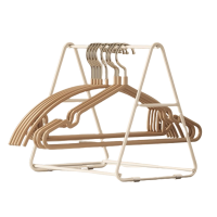 古达金属阳台挂衣架桌面放置衣服架移动收纳架挂架收纳