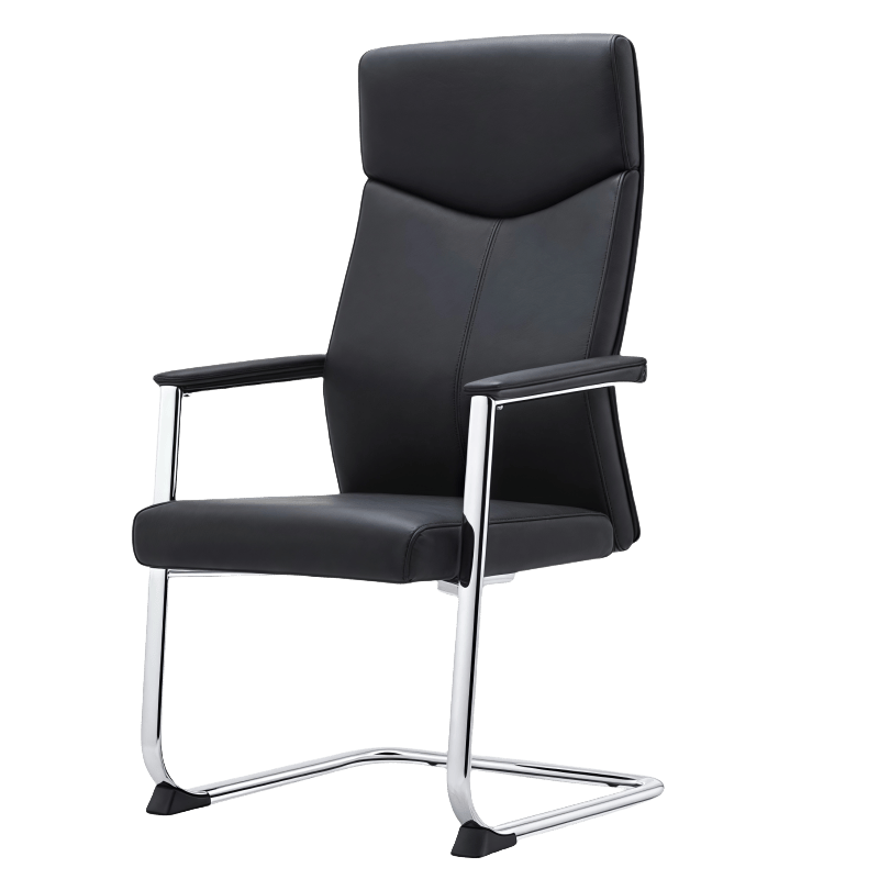 鑫木樽会议椅黑色把