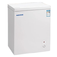 奥克斯(AUX)小冰柜家用全冷冻小型商用大容量速冻冷藏两用柜卧式迷你箱_140升加厚款可放140斤肉发泡层加厚更锁冷