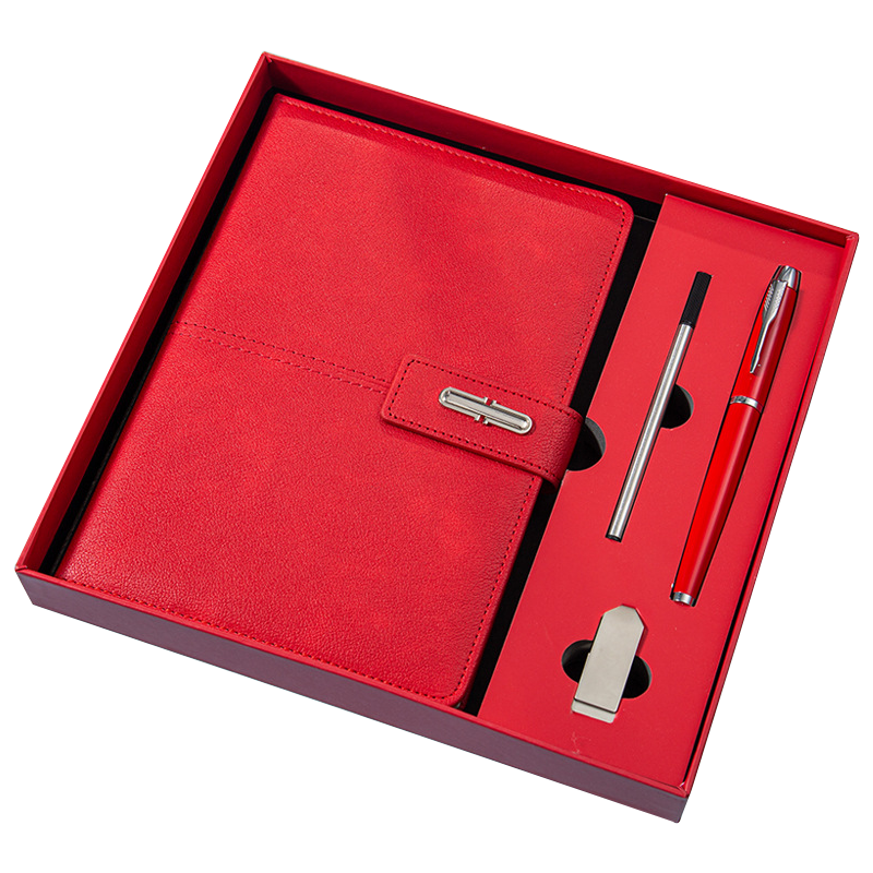 春羽宏博 笔记本纪念礼盒套装:笔记本+签字笔+笔芯+U盘 T632/套