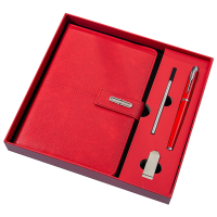 春羽宏博 笔记本纪念礼盒套装:笔记本+签字笔+笔芯+U盘 T632/套