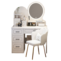 鑫龙都梳妆台五抽+椅子套