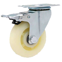 正铎泰 加厚尼龙刹车轮6寸 150mm /个