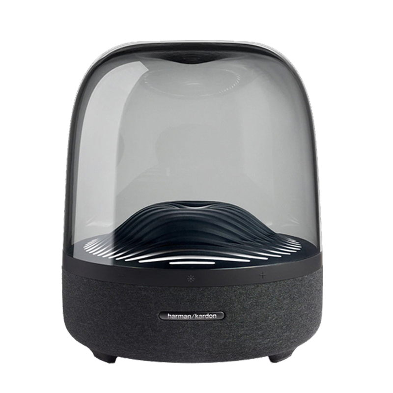 哈曼卡顿 Aura Studio3 音乐琉璃3代三代 360度立体声 家用桌面灯光蓝牙音箱 电脑音响 白色