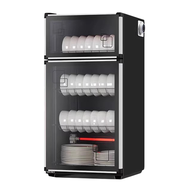 商用消毒柜大容量保洁饭店厨房酒店餐具碗柜碗筷家用立式鱼跃星空 活动款238S黑色单门-5层-不锈钢层架随时涨价