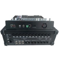 润普Runpu 国产化专业数字调音台带触摸屏32路远程控制带网线接口电脑软件PC控制32路数字调音台RP-ST1032Y