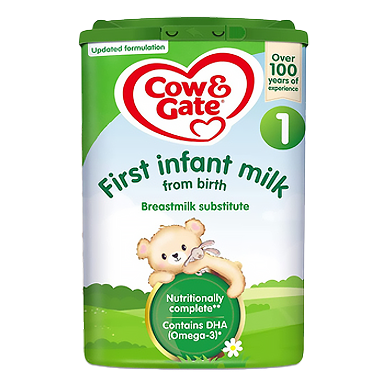 [瘪罐清仓26.02]保税区发货新日期 英国牛栏Cow&Gate 婴幼儿配方奶粉1段0-6个月