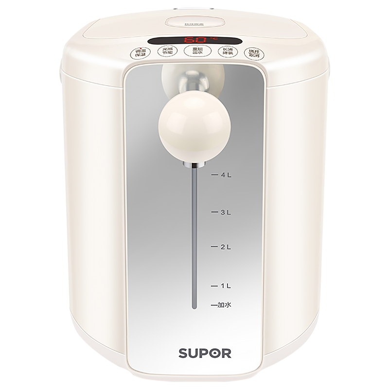 苏泊尔(SUPOR) 电热水瓶热水壶 家用5L大容量电水瓶八段智能保温304不锈钢 家用电水壶烧水壶 SW-50T101