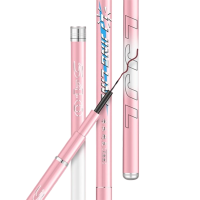 闪电客鱼竿手杆粉色钓鱼竿手竿硬28调19调大物杆高碳素台钓竿