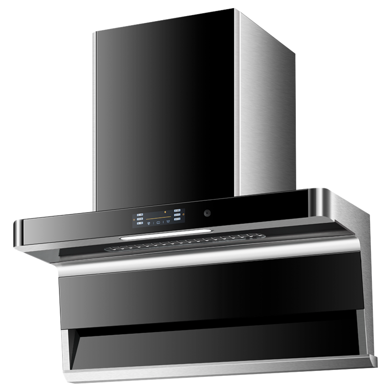 [保五年]油电分离+变频]欢呼好太太新品油烟机 40m³大吸力顶侧双吸7字型油烟机厨房单烟机自动清洗抽油烟机B919-2