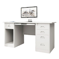 怡卓欧钢制办公桌1.6米张