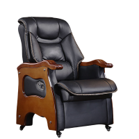 豫龙都 实木椅 皮质 把