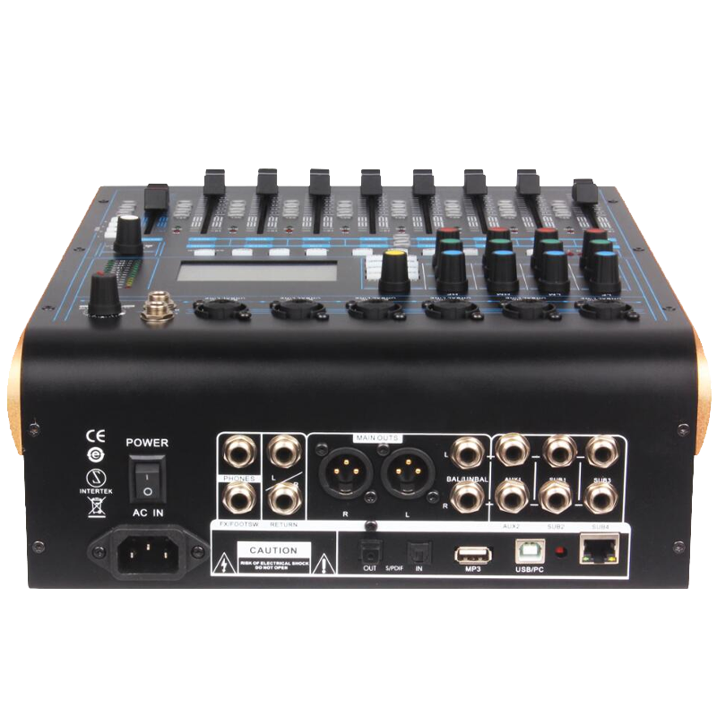 润普Runpu RP-STV12 国产化全数字专业调音台8路内置声卡带电脑远程控制功能触摸屏支持多轨录音