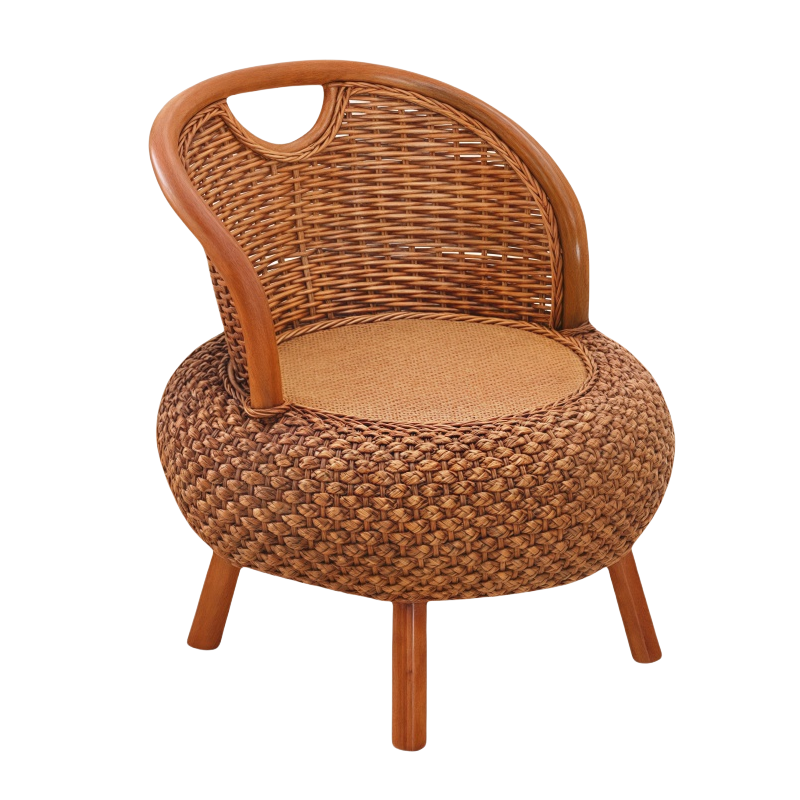 豫龙都藤编椅圆形把