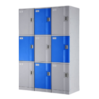 怡卓欧储物柜三层9门个