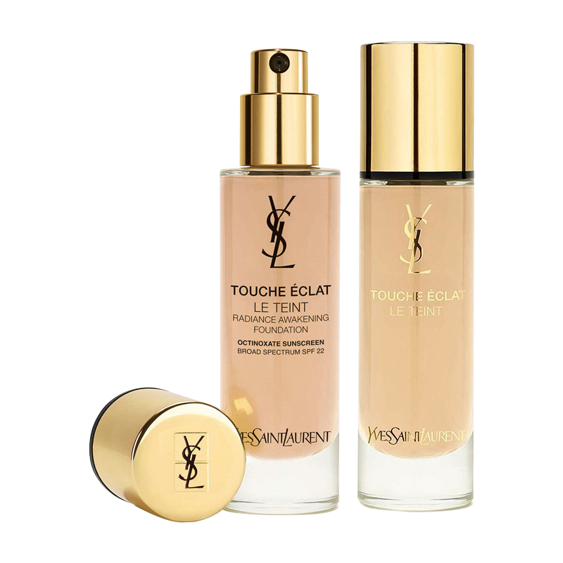 YSL圣罗兰全新超模粉底液25ml 高度遮瑕 持久控油 YSL超模粉底液BR10