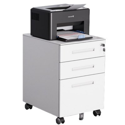 桃锦堂 钢制活动柜三抽 个