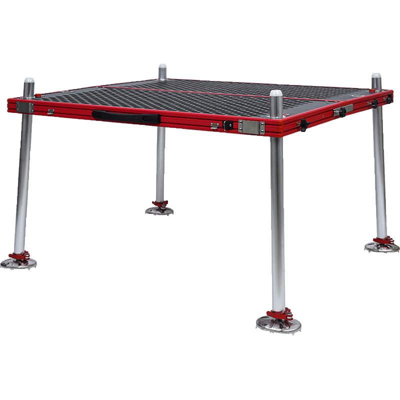 闪电客钓台超轻铝合金镂空钓台多功能便携薄深水钓鱼台大钓台