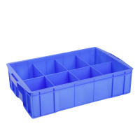 荺炬周转箱八格590mm个