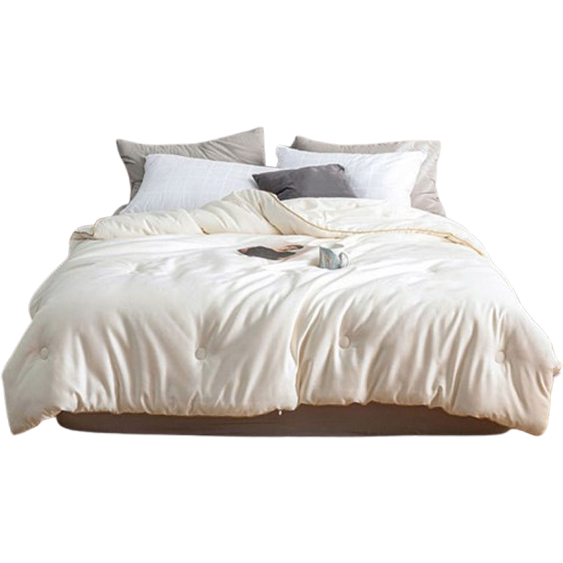 欧梦澜 冬被A类铂金棉大豆被7.5斤 200*230cm 条
