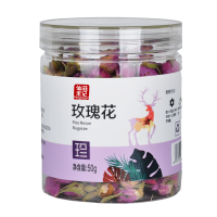 仙滋禾记 玫瑰花 50g/瓶 花茶 花草茶