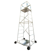 BR勃瑞/铝合金可折叠梯车/导高6m/台