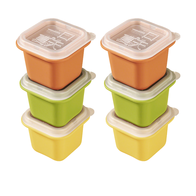 冰块模具冰格食品级家用制冰神器冻百香果分装婴儿辅食食物储存盒B7163