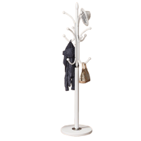 铁艺衣帽架落地式卧室挂衣架家用客厅立式简约衣服衣物置物的架子