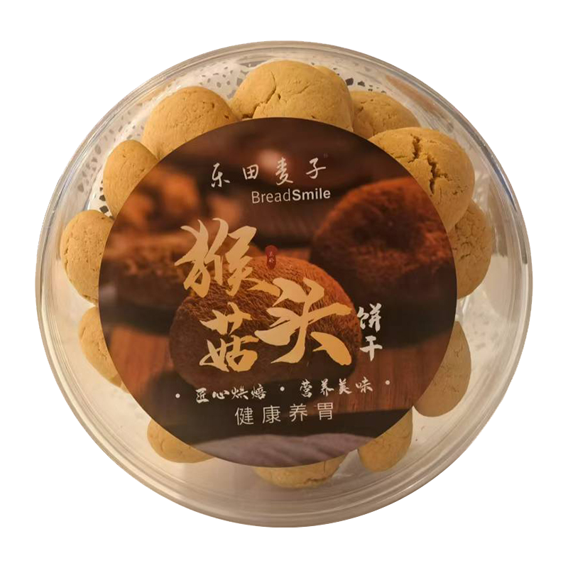 乐田麦子LOK TIN WHEAT猴头菇饼干大礼包800g/盒