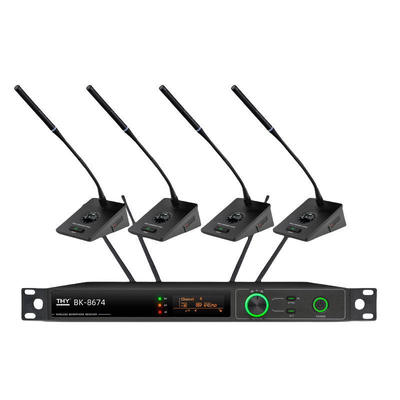THY PROAUDIO+一拖四无线会议话筒 +BK-8674 +套