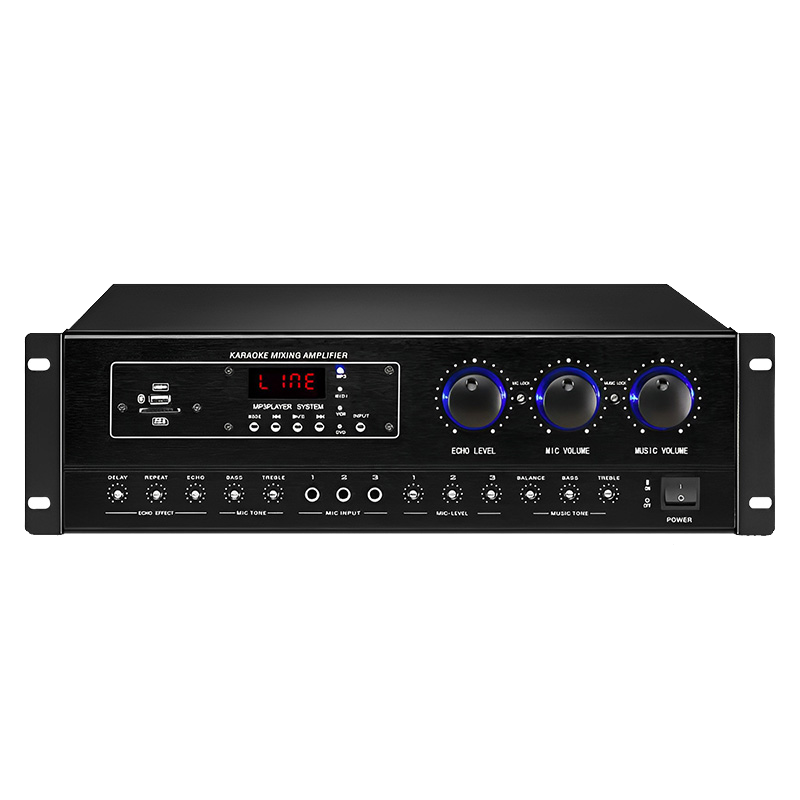 润普(Runpu)国产化会议音频扩声设备/专业功放200W合并功放机RP-TYGF608